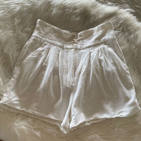 Rare Veronica beard white shorts - Picture 1 of 6